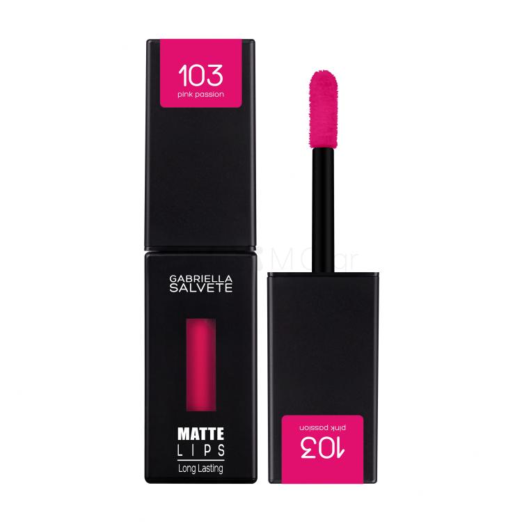 Gabriella Salvete Matte Lips Κραγιόν για γυναίκες 4,5 ml Απόχρωση 103 Pink Passion