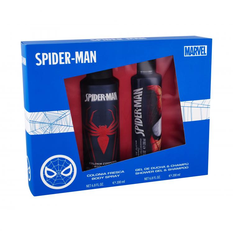 Marvel Spiderman Set Σετ δώρου αφρόλουτρο 200 ml + αρωματικό σπρέι σώματος 200 ml