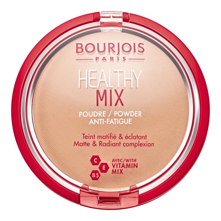 BOURJOIS Paris Healthy Mix Anti-Fatigue Πούδρα για γυναίκες 11 gr Απόχρωση 03 Dark Beige
