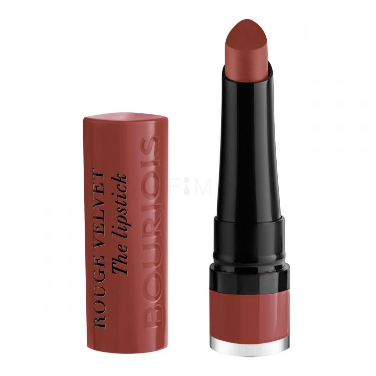 BOURJOIS Paris Rouge Velvet The Lipstick Κραγιόν για γυναίκες 2,4 gr Απόχρωση 24 Pari´sienne
