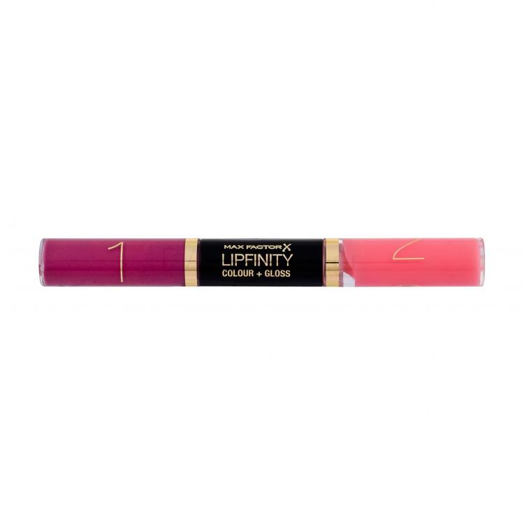 Max Factor Lipfinity Colour + Gloss Κραγιόν για γυναίκες 2x3 ml Απόχρωση 650 Lingering Pink