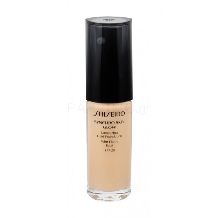 Shiseido Synchro Skin Glow SPF20 Make up για γυναίκες 30 ml Απόχρωση Golden 2