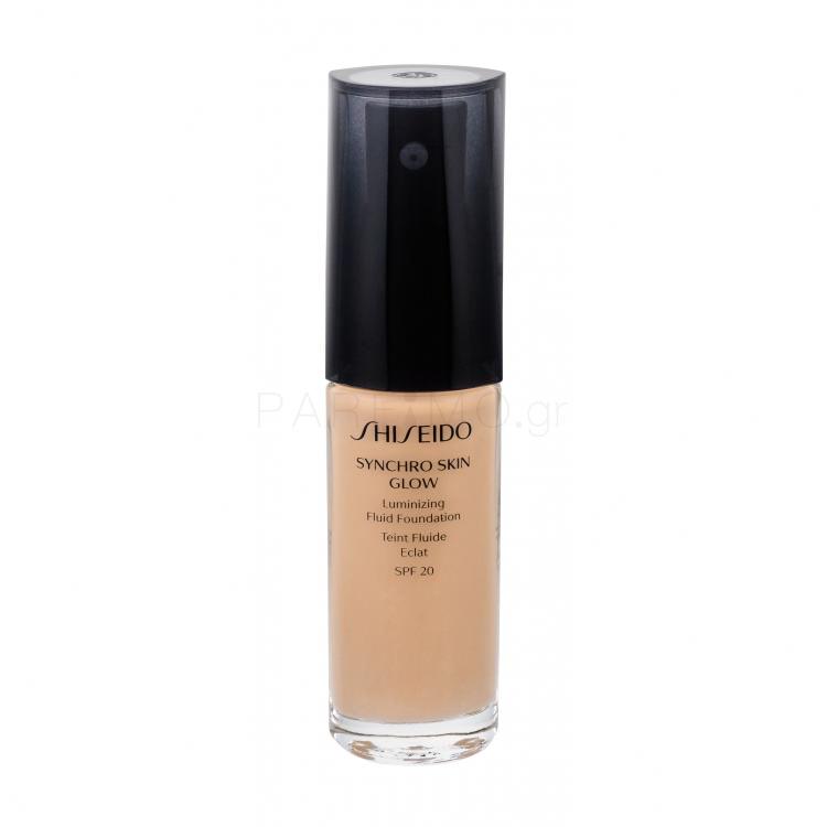 Shiseido Synchro Skin Glow SPF20 Make up για γυναίκες 30 ml Απόχρωση Rose 3