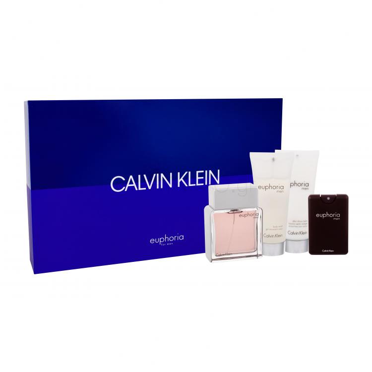 Calvin Klein Euphoria Σετ δώρου EDT 100 ml + EDT 20 ml + βάλσαμο για μετά το ξύρισμα 100 ml + αφρόλουτρο 100 ml
