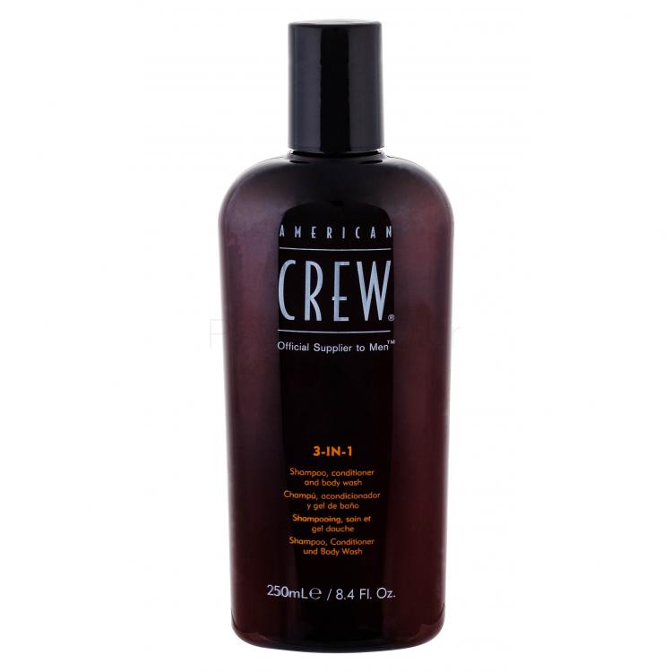 American Crew 3-IN-1 Σαμπουάν για άνδρες 250 ml