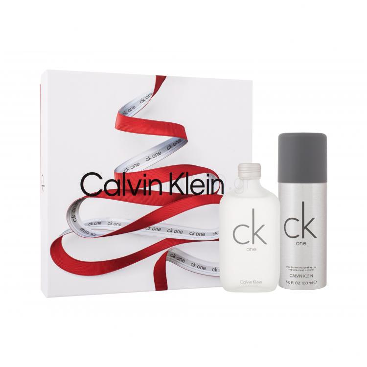 Calvin Klein CK One Σετ δώρου EDT 100 ml + αποσμητικό 150 ml