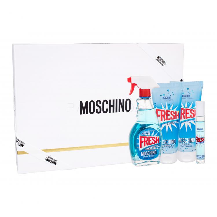 Moschino Fresh Couture Σετ δώρου EDT 100 ml + λοσιόν σώματος 100 ml + αφρόλουτρο 100 ml + EDT 10 ml