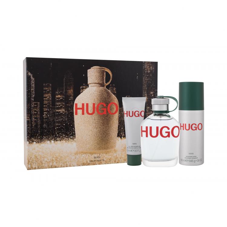 HUGO BOSS Hugo Man Σετ δώρου EDT 125 ml +αποσμητικό 150 ml + αφρόλουτρο 50 ml