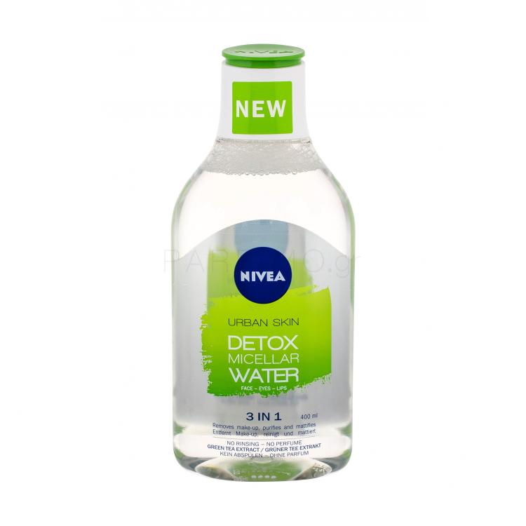 Nivea Essentials Urban Skin Detox Μικυλλιακό νερό για γυναίκες 400 ml