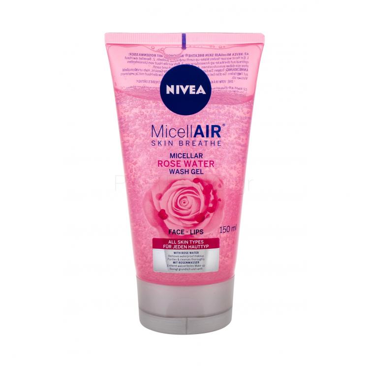 Nivea MicellAIR® Rose Water Καθαριστικό τζελ για γυναίκες 150 ml