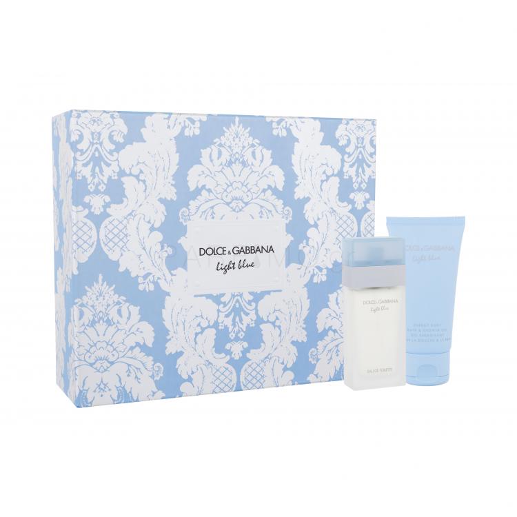 Dolce&amp;Gabbana Light Blue Σετ δώρου για γυναίκες EDT 25ml+ 50ml ντους σαμπουάν