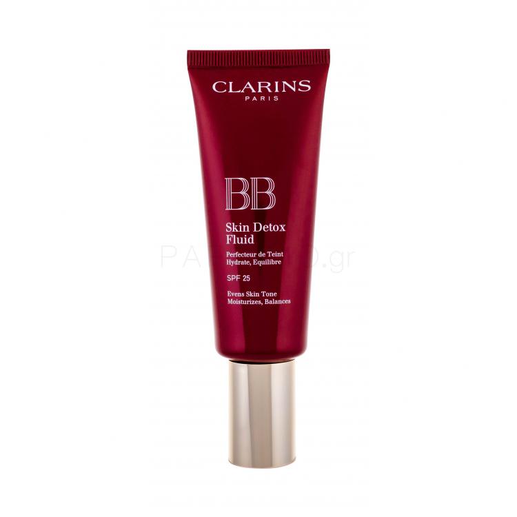 Clarins BB Skin Detox Fluid SPF25 ΒΒ κρέμα για γυναίκες 45 ml Απόχρωση 02 Medium