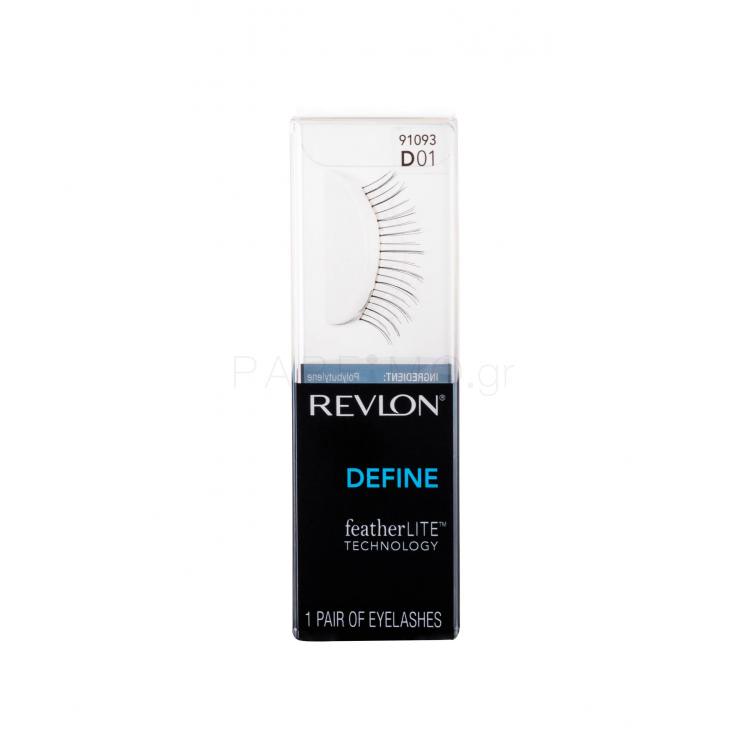 Revlon Define featherLITE Technology D01 Ψεύτικες βλεφαρίδες για γυναίκες 1 τεμ
