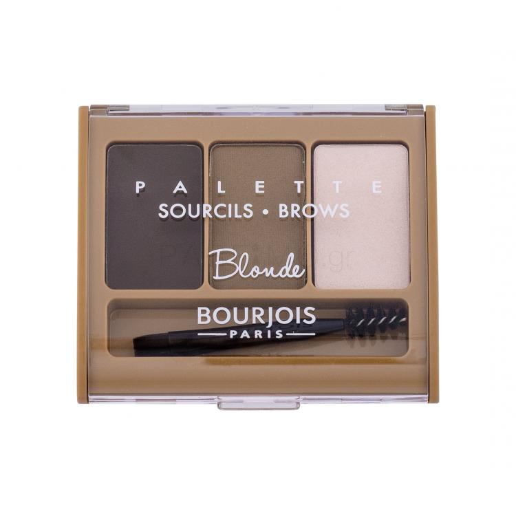 BOURJOIS Paris Brow Palette Προϊόντα για τη διαμόρφωση φρυδιών για γυναίκες 4,5 gr Απόχρωση Blonde