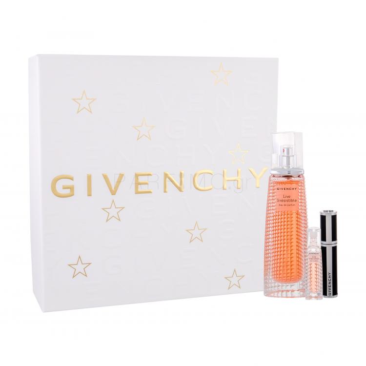 Givenchy Live Irrésistible Σετ δώρου EDP 50 ml + EDP 3 ml + μάσκαρα Noir Couture 4 в 1 Black satin 1 4g