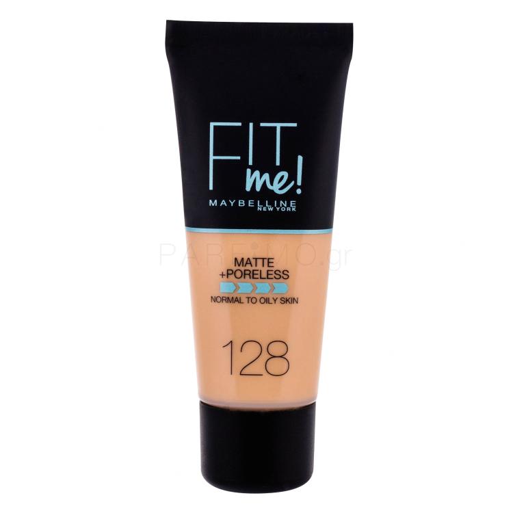 Maybelline Fit Me! Matte + Poreless Make up για γυναίκες 30 ml Απόχρωση 128 Warm Nude