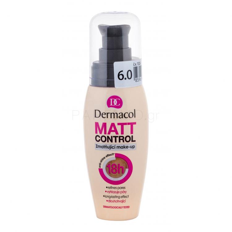 Dermacol Matt Control Make up για γυναίκες 30 ml Απόχρωση 6.0