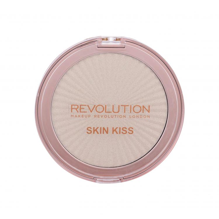 Makeup Revolution London Skin Kiss Highlighter για γυναίκες 14 gr Απόχρωση Ice Kiss