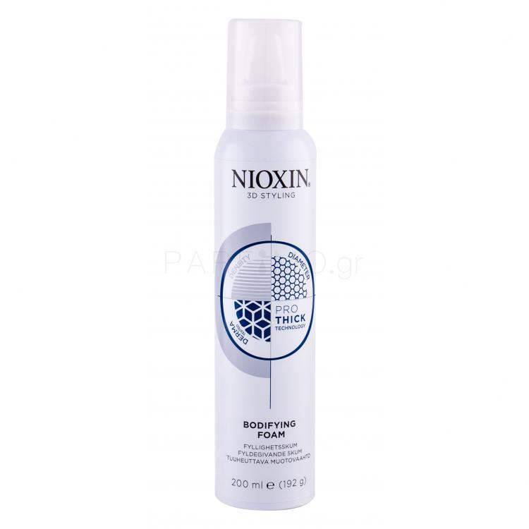 Nioxin 3D Styling Bodyfying Foam Όγκος των μαλλιών για γυναίκες 200 ml