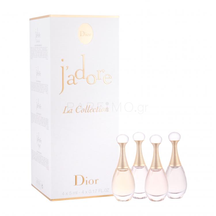 Christian Dior Mini Set 4 Σετ δώρου EDP J´adore 5 ml + EDP J´adore Absolue 5 ml + EDP J´adore in Joy 5 ml + EDT J´adore 5 ml