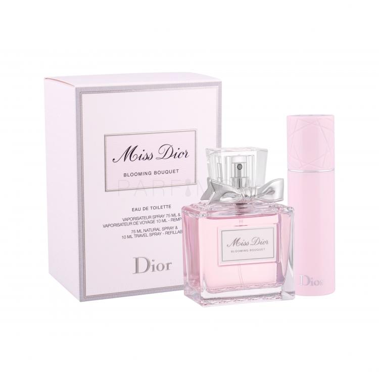 Christian Dior Miss Dior Blooming Bouquet 2014 Σετ δώρου για γυναίκες EDT 75 ml + EDP 10 ml επαναπληρώσιμο φιαλίδιο