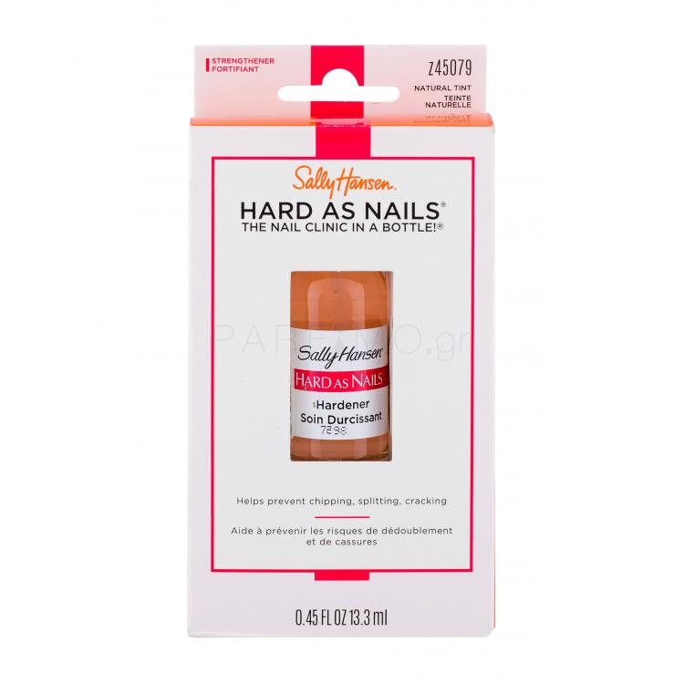 Sally Hansen Hard As Nails Hardener Βερνίκια νυχιών για γυναίκες 13,3 ml Απόχρωση Natural Tint