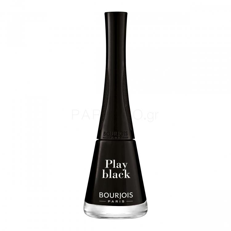 BOURJOIS Paris 1 Second Βερνίκια νυχιών για γυναίκες 9 ml Απόχρωση 06 Play Black