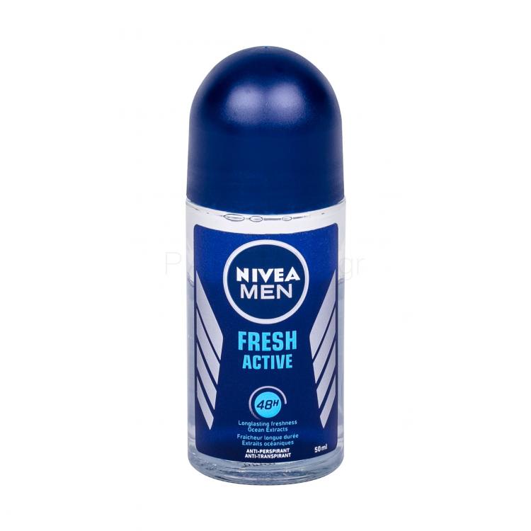 Nivea Men Fresh Active 48h Αντιιδρωτικό για άνδρες 50 ml