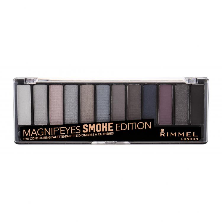 Rimmel London Magnif´Eyes Contouring Palette Σκιές ματιών για γυναίκες 14,16 gr Απόχρωση 003 Smoke Edition