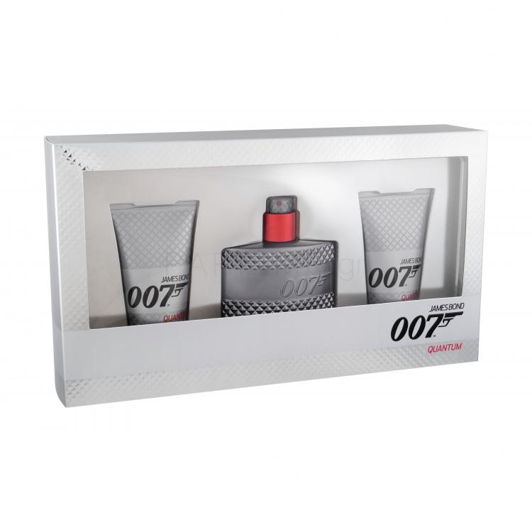 James Bond 007 Quantum Σετ δώρου EDT 50 ml + αφρόλουτρο 2 κομ. x 50 ml
