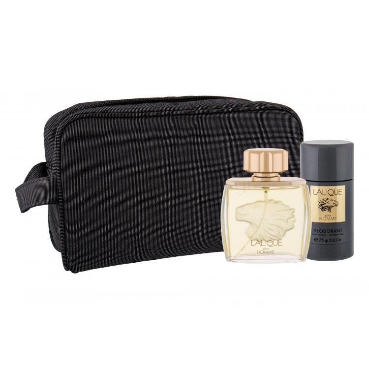 Lalique Pour Homme Σετ δώρου EDT 75ml + 75ml deostick + καλλυντική τσάντα
