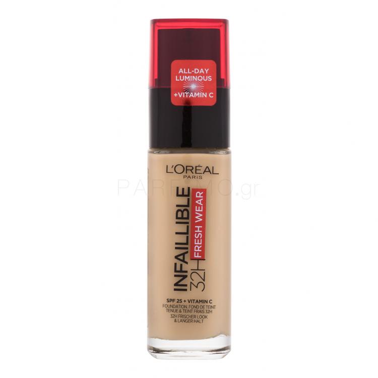 L&#039;Oréal Paris Infaillible 32H Fresh Wear SPF25 Make up για γυναίκες 30 ml Απόχρωση 140