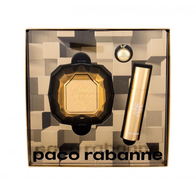 Paco Rabanne Lady Million Σετ δώρου EDP 50 ml + EDP 10 ml + μπρέλοκ
