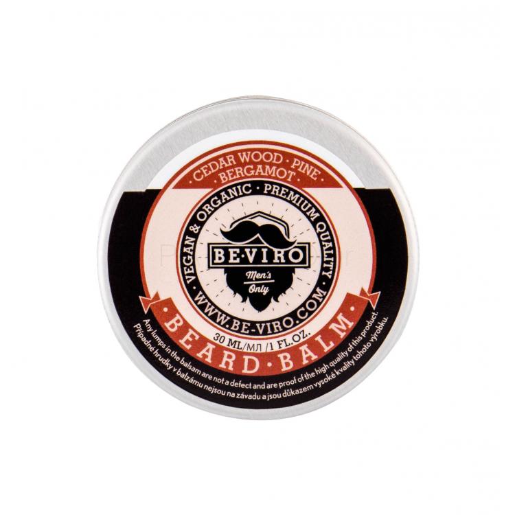 Be-Viro Men´s Only Beard Balm Cedar Wood, Bergamot, Pine Βάλσαμο για τα γένια για άνδρες 30 ml