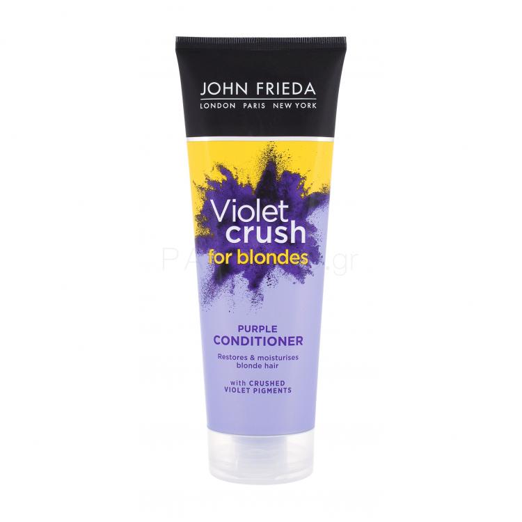 John Frieda Sheer Blonde Violet Crush Μαλακτικό μαλλιών για γυναίκες 250 ml