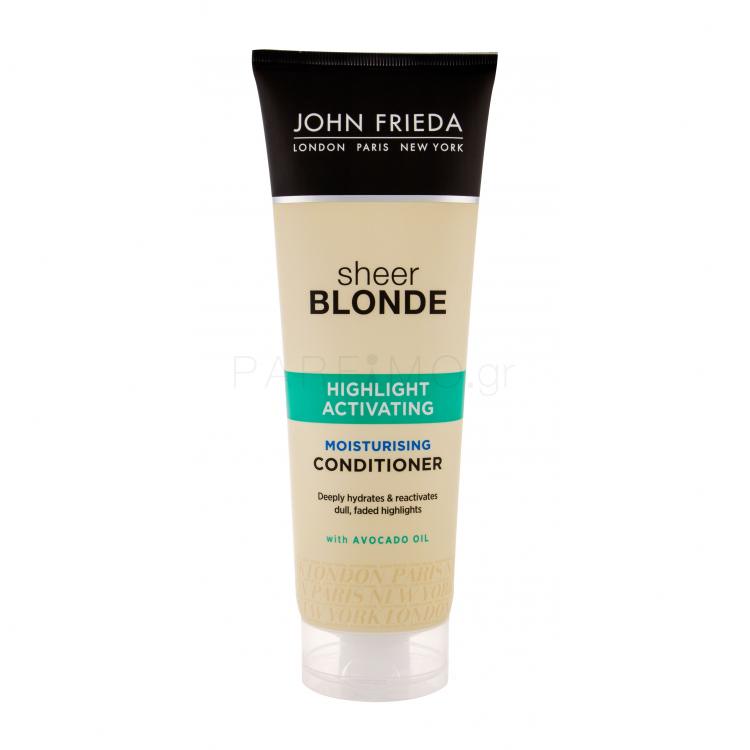 John Frieda Sheer Blonde Highlight Activating Μαλακτικό μαλλιών για γυναίκες 250 ml