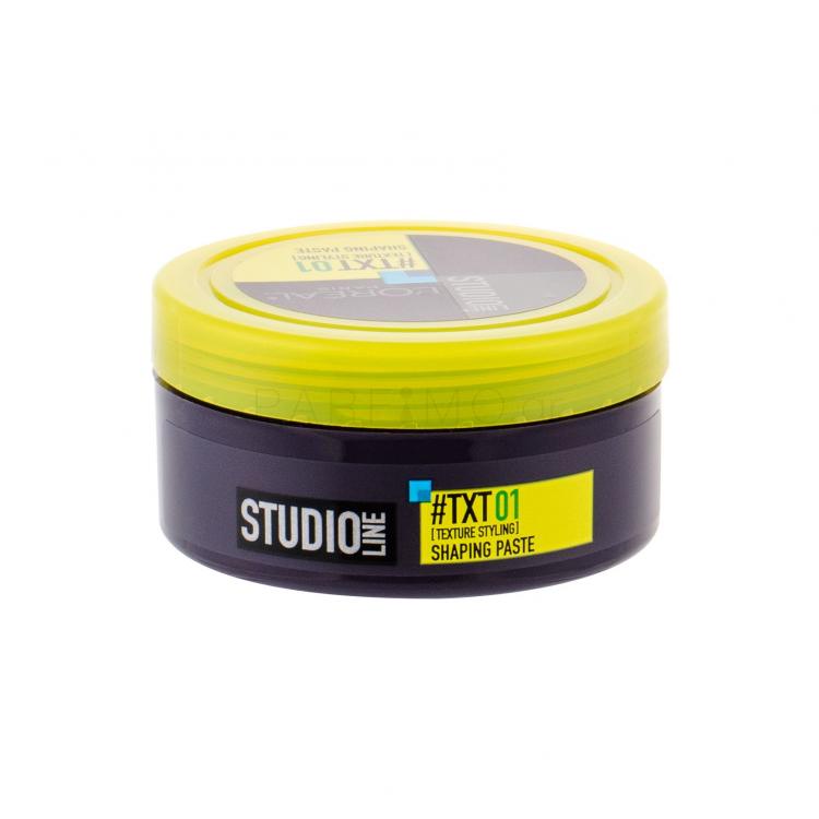 L&#039;Oréal Paris Studio Line TXT 01 Shaping Paste Κερί για τα μαλλιά για άνδρες 75 ml