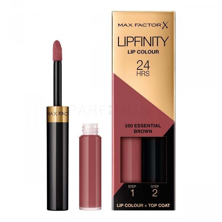 Max Factor Lipfinity 24HRS Lip Colour Κραγιόν για γυναίκες 4,2 gr Απόχρωση 350 Essential Brown