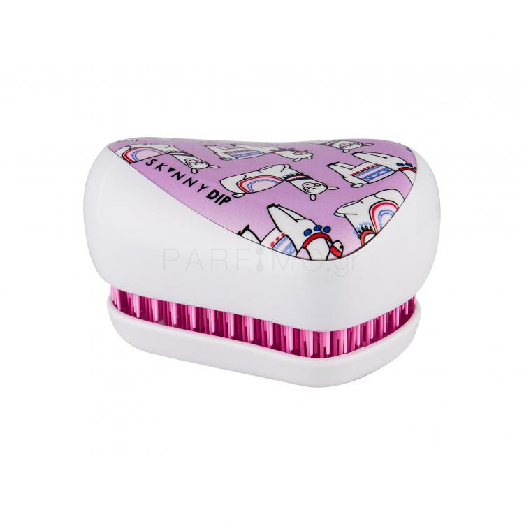 Tangle Teezer Compact Styler Βούρτσα μαλλιών για παιδιά 1 τεμ Απόχρωση Skinnydip Lovely Llama