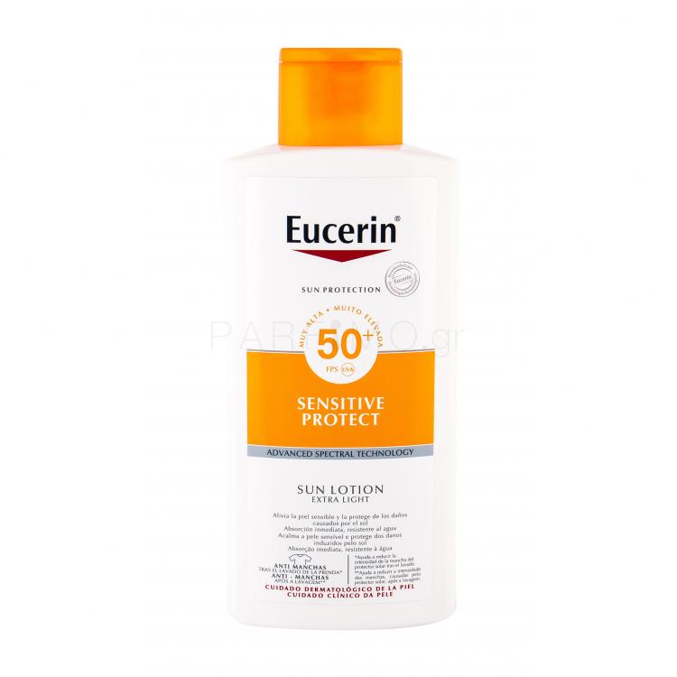 Eucerin Sun Sensitive Protect Sun Lotion SPF50+ Αντιηλιακό προϊόν για το σώμα 400 ml
