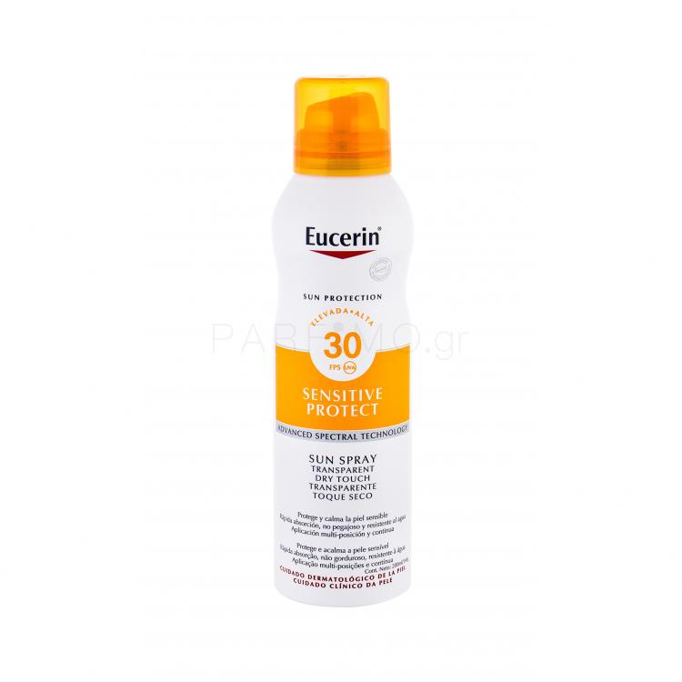 Eucerin Sun Sensitive Protect Sun Spray Dry Touch SPF30 Αντιηλιακό προϊόν για το σώμα 200 ml