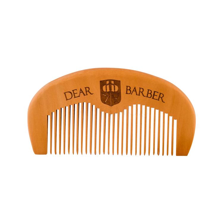 DEAR BARBER Beard Comb Βούρτσα για γένια για άνδρες 1 τεμ
