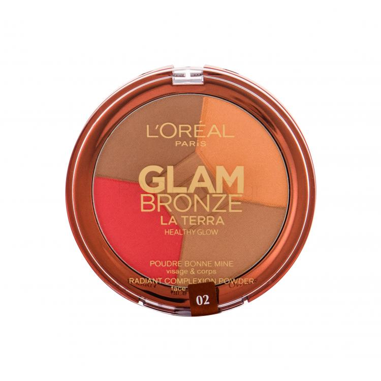 L&#039;Oréal Paris Glam Bronze La Terra Healthy Glow Bronzer για γυναίκες 6 gr Απόχρωση 02 Medium Speranza