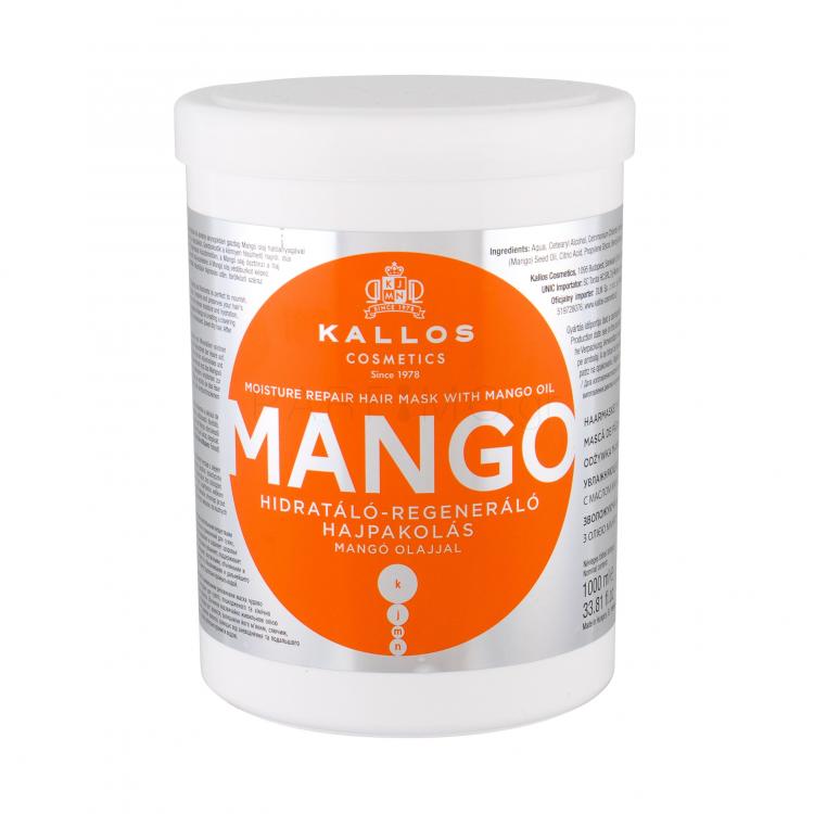 Kallos Cosmetics Mango Μάσκα μαλλιών για γυναίκες 1000 ml