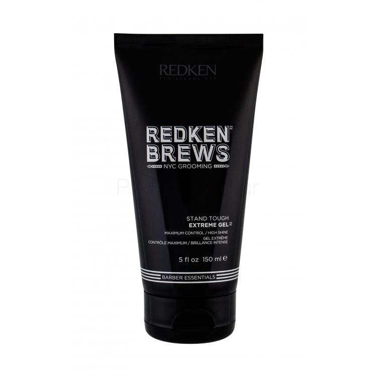 Redken Brews Stand Tough Extreme Τζελ μαλλιών για άνδρες 150 ml