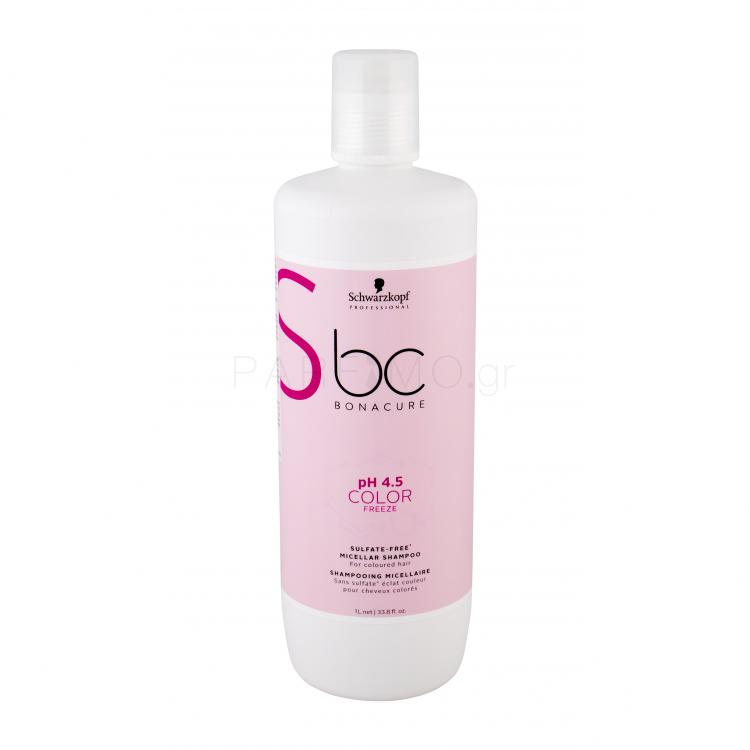 Schwarzkopf Professional BC Bonacure pH 4.5 Color Freeze Sulfate-Free Micellar Σαμπουάν για γυναίκες 1000 ml