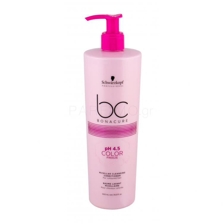 Schwarzkopf Professional BC Bonacure pH 4.5 Color Freeze Micellar Μαλακτικό μαλλιών για γυναίκες 500 ml