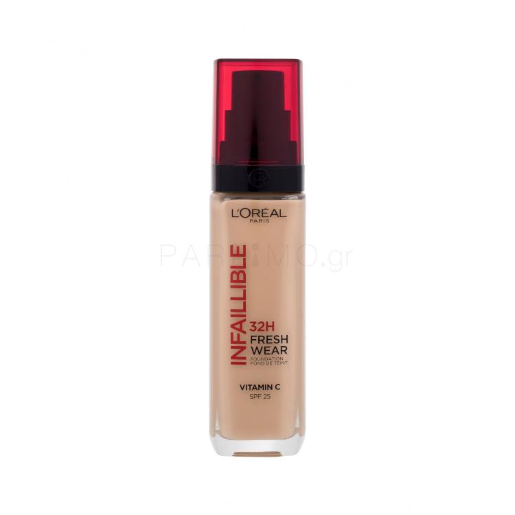 L&#039;Oréal Paris Infaillible 32H Fresh Wear SPF25 Make up για γυναίκες 30 ml Απόχρωση 200 Warm