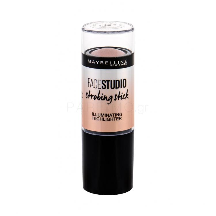 Maybelline FaceStudio Strobing Stick Highlighter για γυναίκες 9 gr Απόχρωση 100 Light-Iridescent