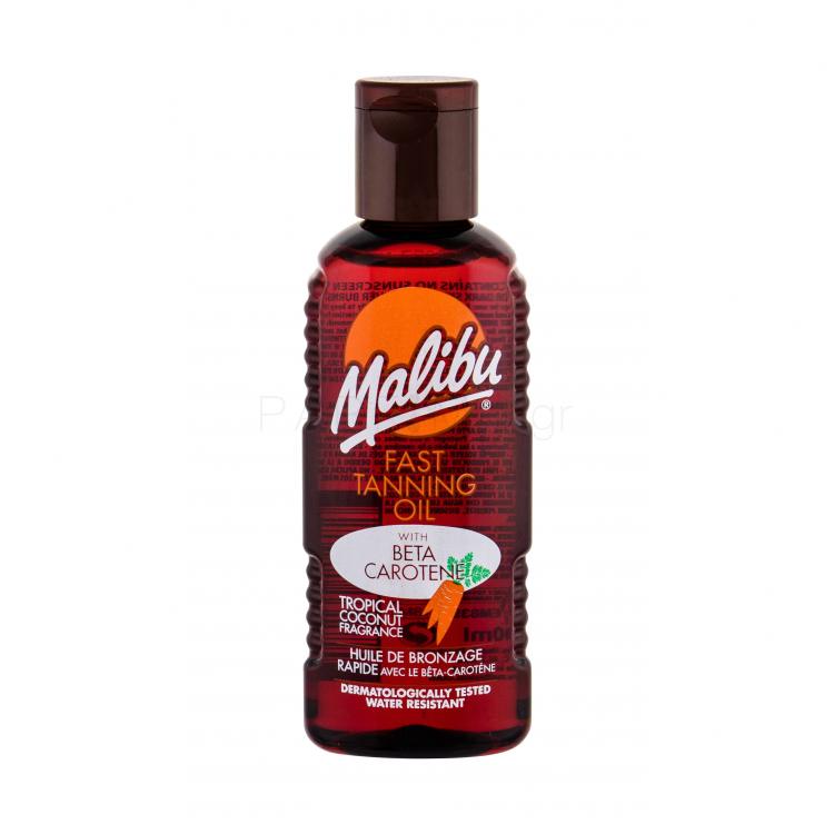 Malibu Fast Tanning Oil Αντιηλιακό προϊόν για το σώμα για γυναίκες 100 ml